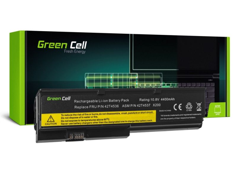 Green Cell (LE35) baterija 4400 mAh,10.8V (11.1V) 42T4861 za Lenovo IBM ThinkPad X220