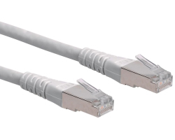 Roline S/FTP (PiMF) Cat.6 mrežni kabel oklopljeni, 1.0m, sivi