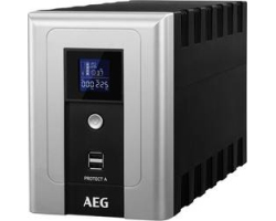 AEG UPS Protect A 1600VA/960W, Line-Interactive, AVR, Data line/network protection, USB/RS232, LCD
