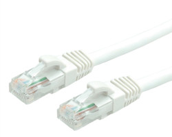 Roline VALUE UTP mrežni kabel Cat.6/Class E, halogen-free, 0.5m, bijeli