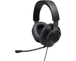 JBL Quantum 100 naglavne igraće slušalice s mikrofonom, 3.5mm, crne (Oštećeno pakiranje)
